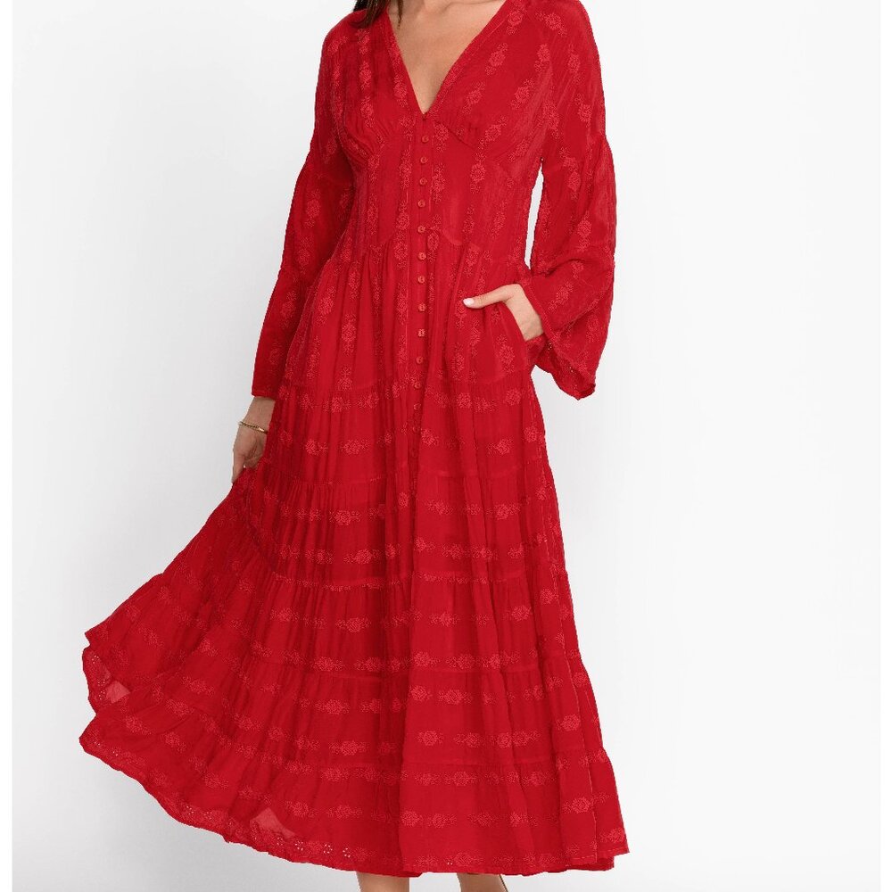 Johnny Was BONNIE ADENIUM DRESS size S New Without Tags